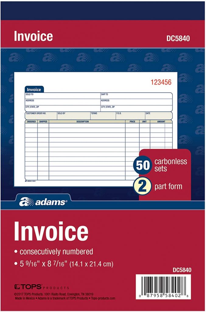 3Ply NCR Paper Invoice Form Carbonless Paper Bill book printing services