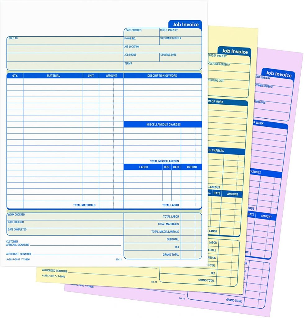 Custom Carbonless Paper Bill Invoice Book Printing book printing services