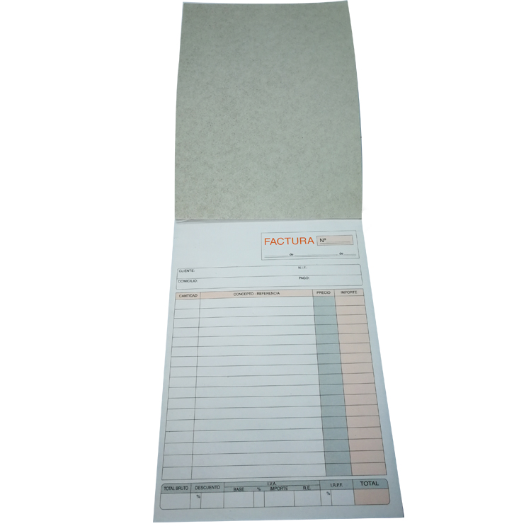 Custom Printed Design Carbon Business Receipt Invoice Book | book ...