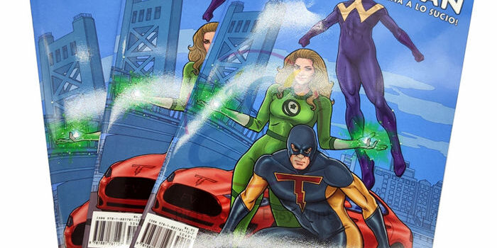 Bulk children’s comic book printing with custom softcover options and high-quality graphic novel prints.