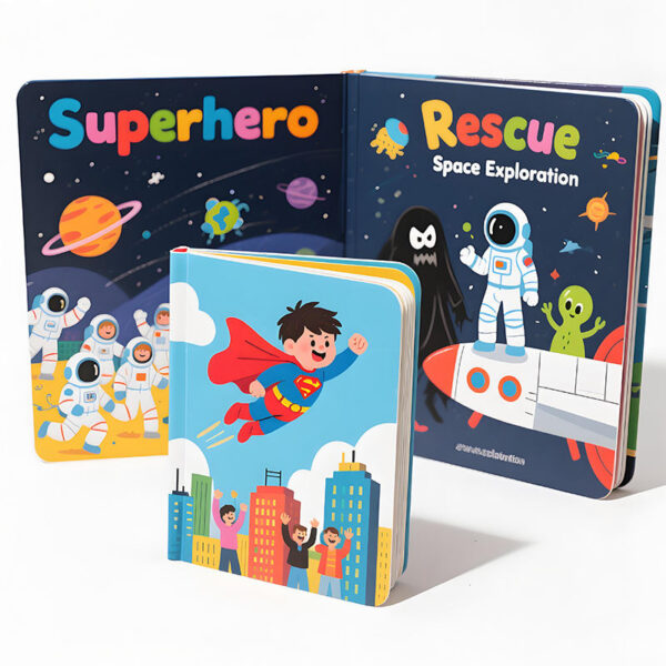 Custom Hardcover Children’s Board Book Printing with Personalized Designs