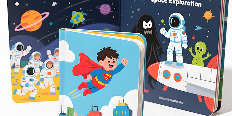 Custom Hardcover Children’s Board Book Printing with Personalized Designs