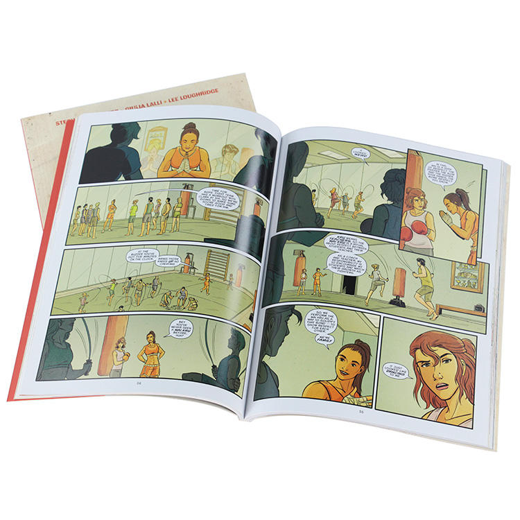 High-quality custom full-color hardcover adult comic book printing with professional results.