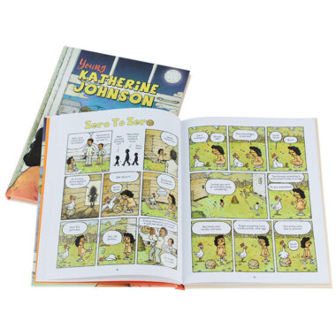 High-quality custom full-color hardcover adult comic book printing with professional results.